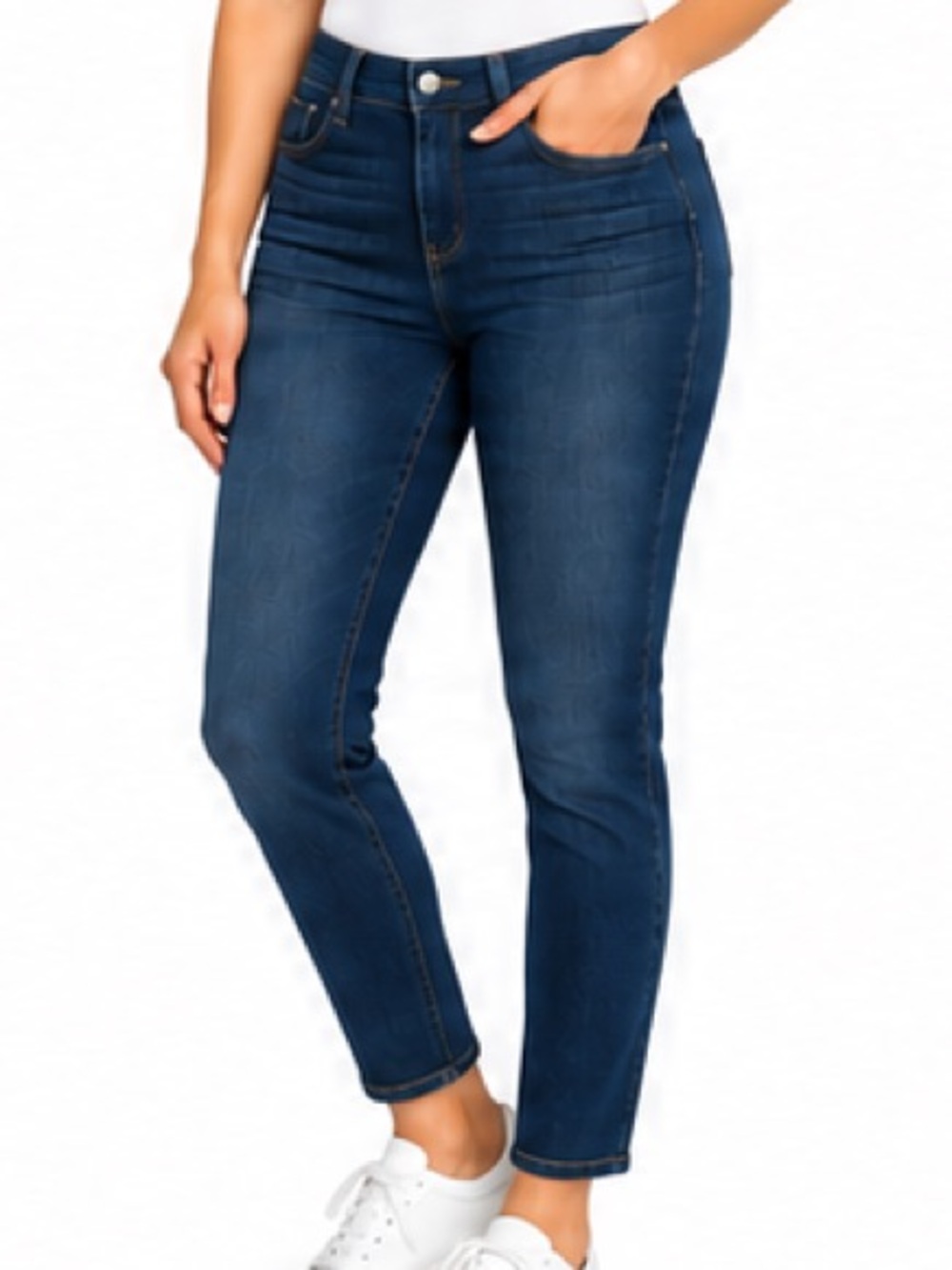 PAIGE Verdugo Crop Jeans Size 32 Dark Wash Skinny Cropped Stretch Denim